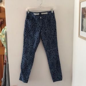 Pilcro leopard denim